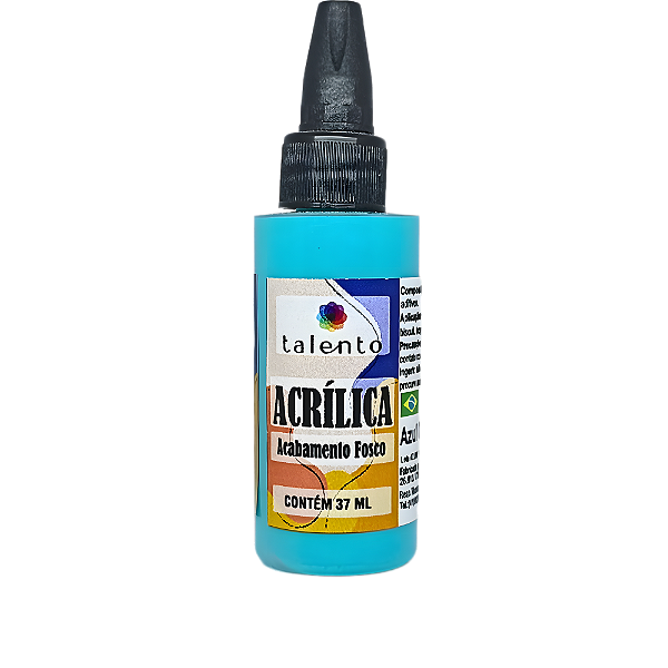 Tinta Acrílica Fosca 37ml - Azul Oceano