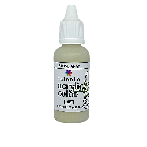 ACRYLIC COLOR 185 STONE GRAY 20ML UND