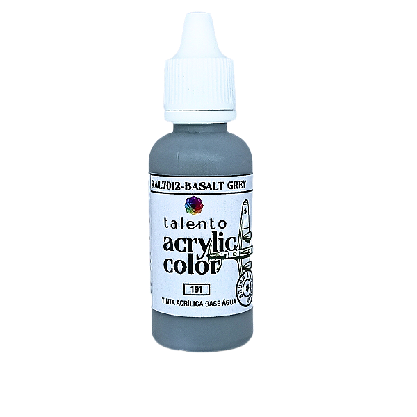 ACRYLIC COLOR 191 RAL7012-BASALT GREY 20ML UND
