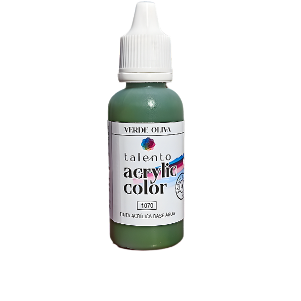 ACRYLIC COLOR 1070 VERDE OLIVA- 20ML UND