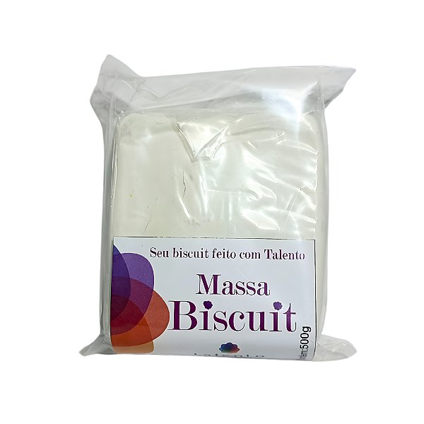 MASSA BISCUIT 01-BRANCO-500g