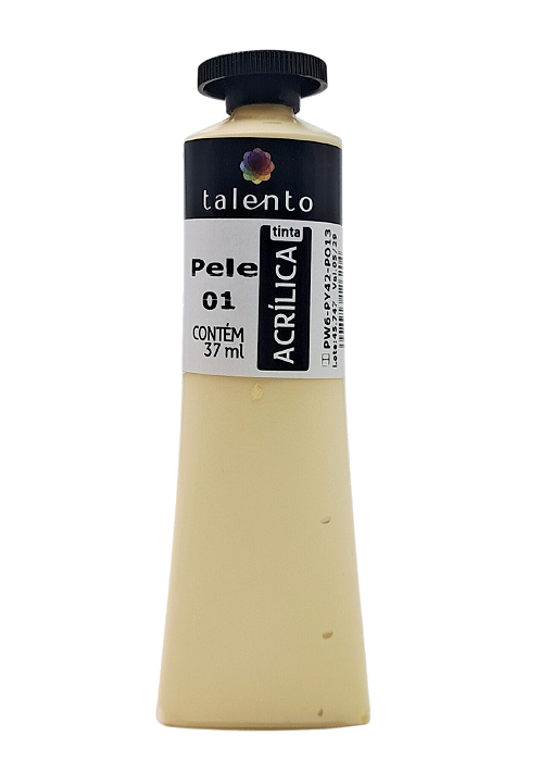 TINTA P/TELA 37ML PELE 01  UND