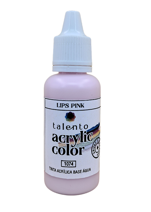 ACRYLIC COLOR 1074 LIPS PINK 20ML UND