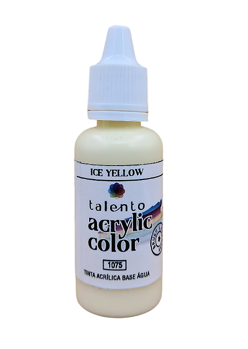 ACRYLIC COLOR 1075 ICE YELLOW 20ML UND