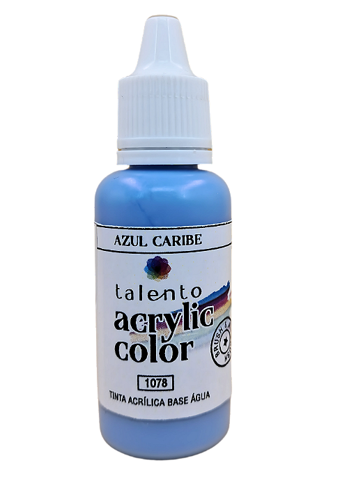 ACRYLIC COLOR 1078 AZUL CARIBE 20ML UND