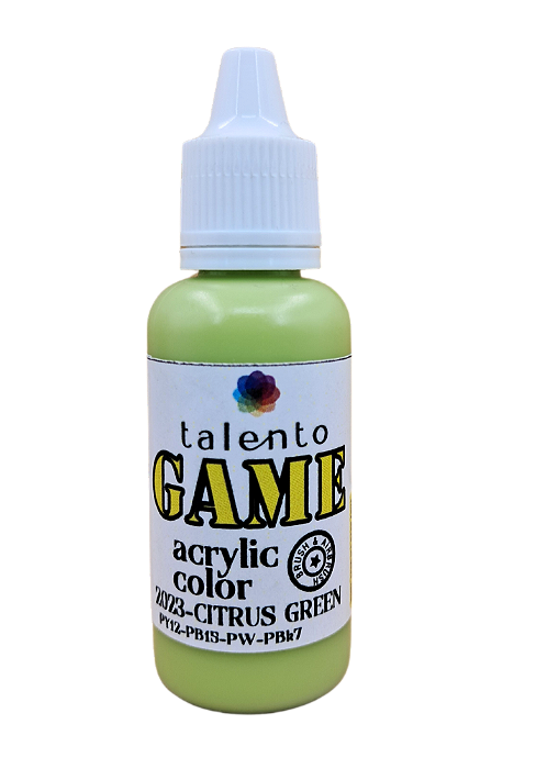 ACRYLIC COLOR GAME 2023 CITRUS GREEN 20ML UND