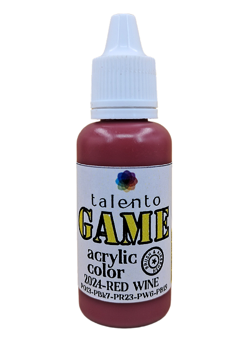 ACRYLIC COLOR GAME 2024 RED WINE 20ML UND