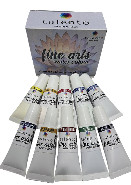 CAIXA POCKET FINE ARTS - 10 CORES DE 10ML CADA