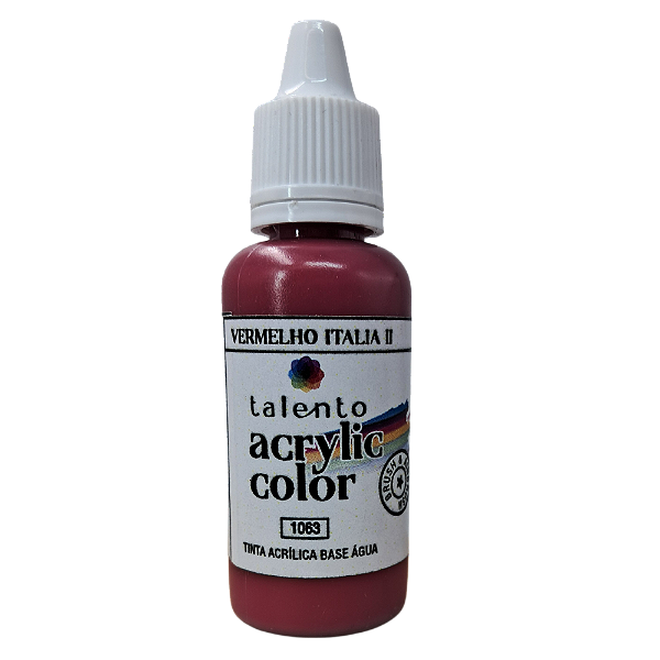 ACRYLIC COLOR 1063 VERMELHO ITALIA II 20ML UND