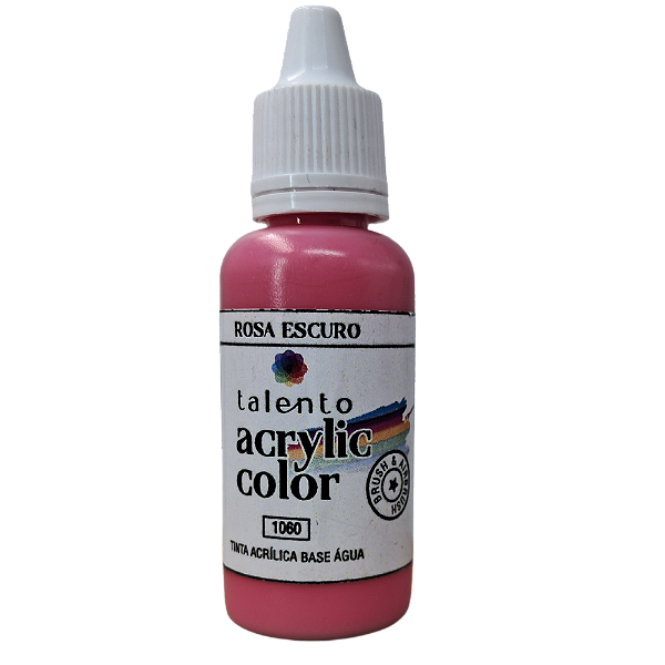 ACRYLIC COLOR 1060 ROSA ESCURO 20ML UND