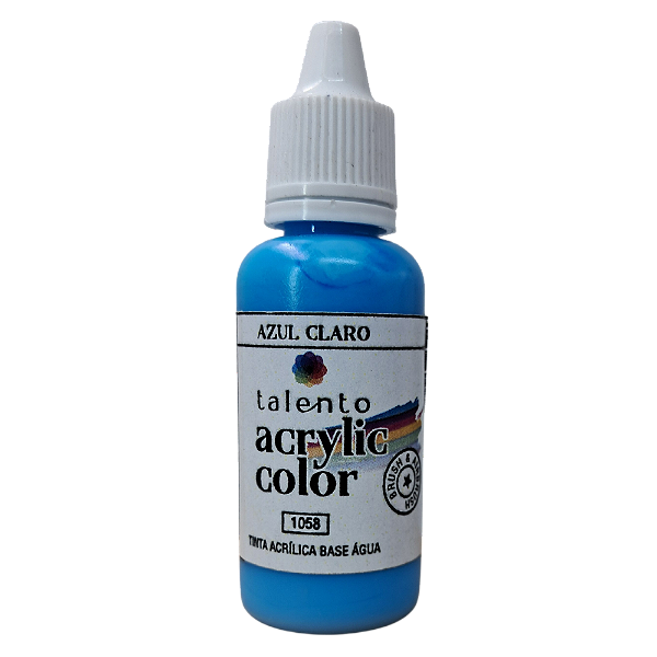ACRYLIC COLOR 1058 AZUL CLARO 20ML UND