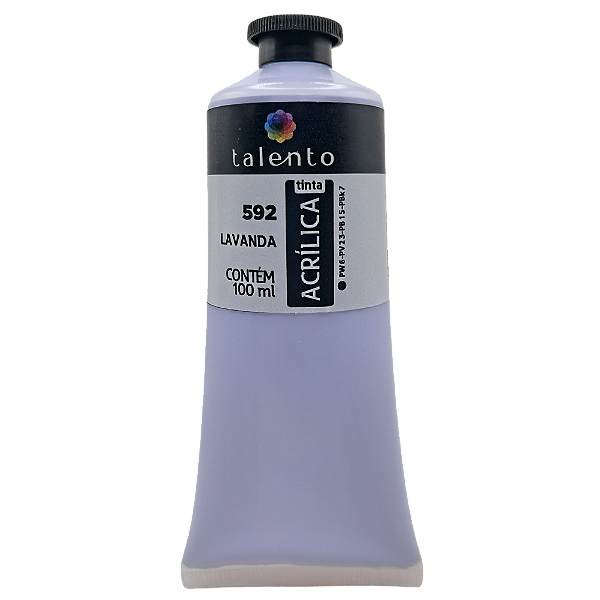 Tinta Acrílica para tela 100ml 592 Lavanda - und