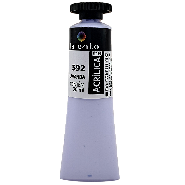 Tinta Acrílica para Tela 20ml 592 Lavanda - und