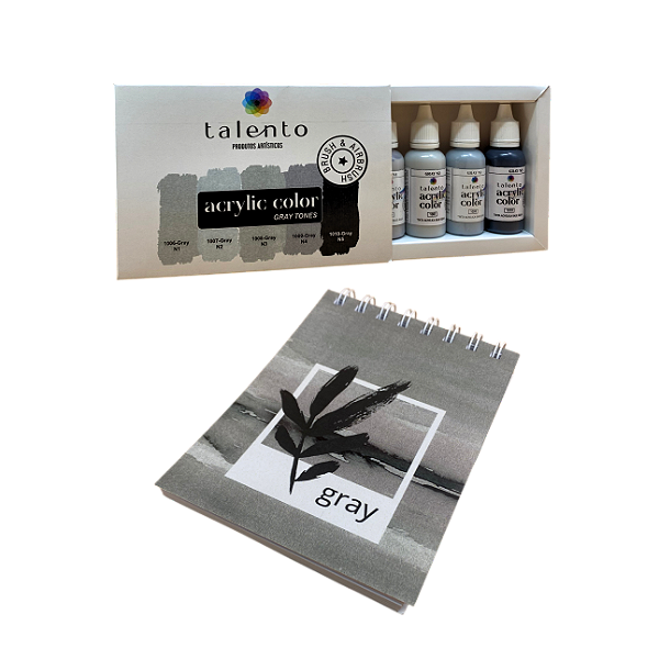 Kit Grays Tones + Bloco 11X15cm - und