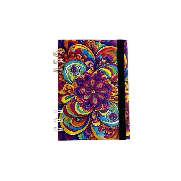 Caderno P Flower Purple