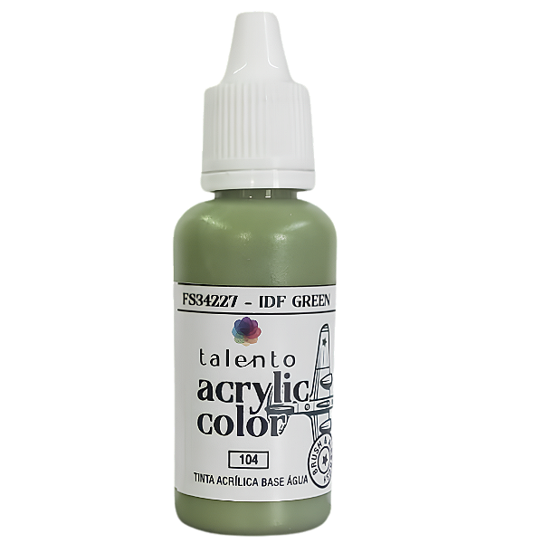 Acrylic Color 20ml 104 FS34227 IDF Green-und