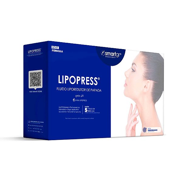 Smart Lipopress Papada 5 frascos 2mL - Smart GR