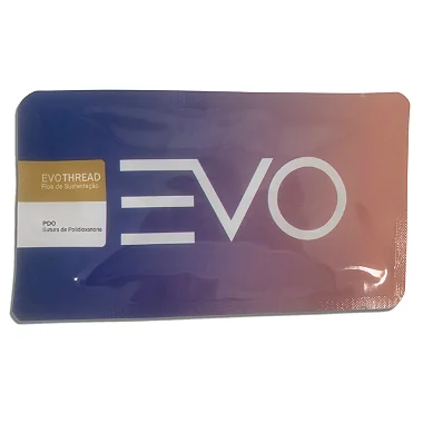 Fio De PDO Liso Evo Thread 27g 50X70MM (A) USP 5-0 (Blister com 10 unidades) - Evo Pharma