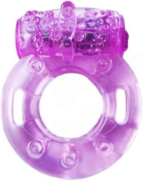 Anel Peniano com Vibrador - Roxo
