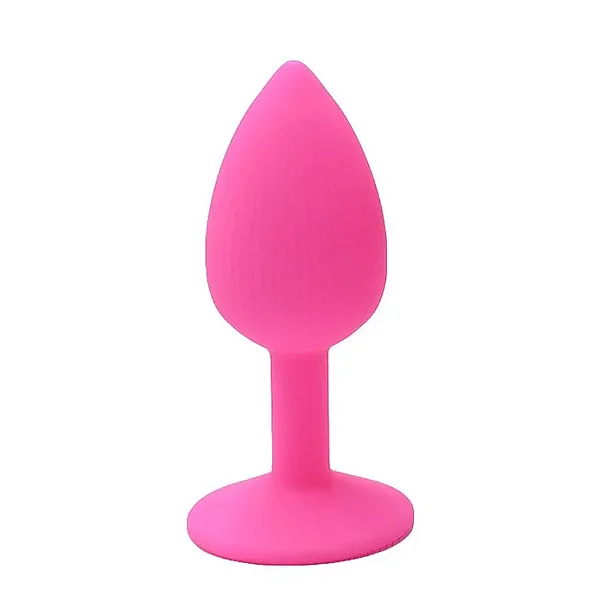 Plug anal P - (todo em silicone)