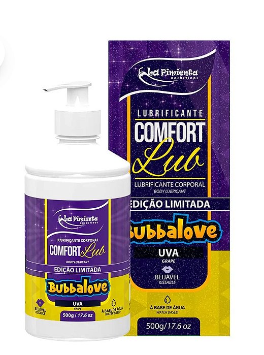 COMFORT LUB BUBBALOVE LUBRIFICANTE ÍNTIMO BEIJÁVEL 250G LA PIMIENTA