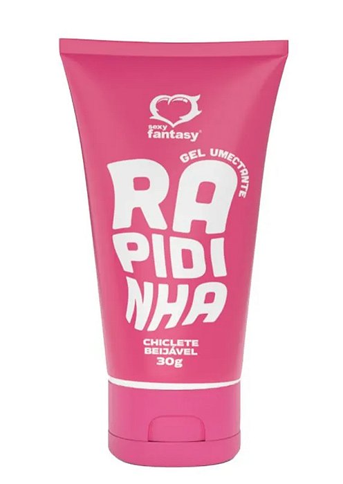 LUBRIFICANTE ÍNTIMO BEIJÁVEL RAPIDINHA 30G SEXY FANTASY