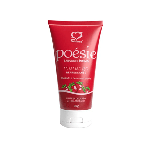 Sabonete íntimo Poésie - Morango 60g