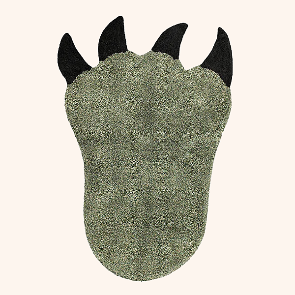 Tapete Infantil Algodão Pata Dinossauro