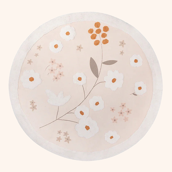 Tapete Infantil Print Flor Afeto