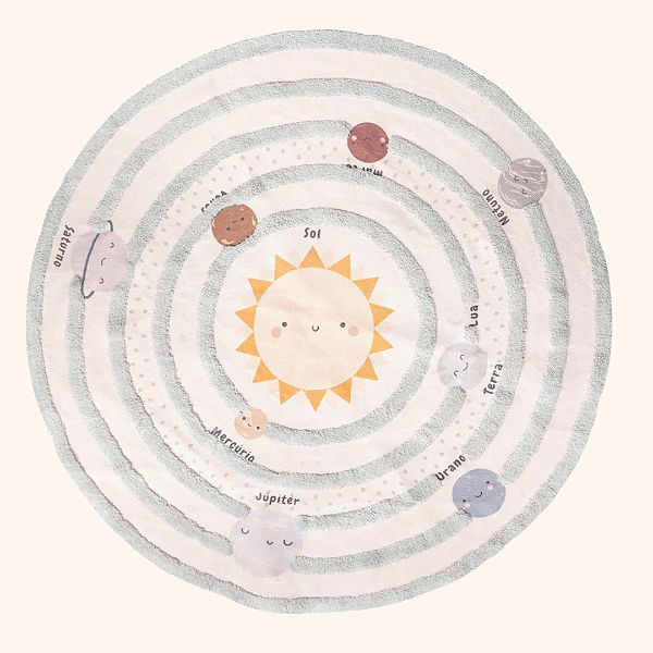 Tapete Infantil Print Sistema Solar