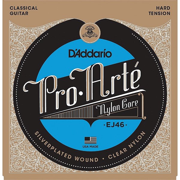 Encordoamento Daddario Pro Arte EJ46 para Violão Nylon Hard Tension