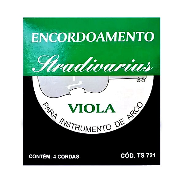 Encordoamento Stradivarius para Viola de Arco TS721