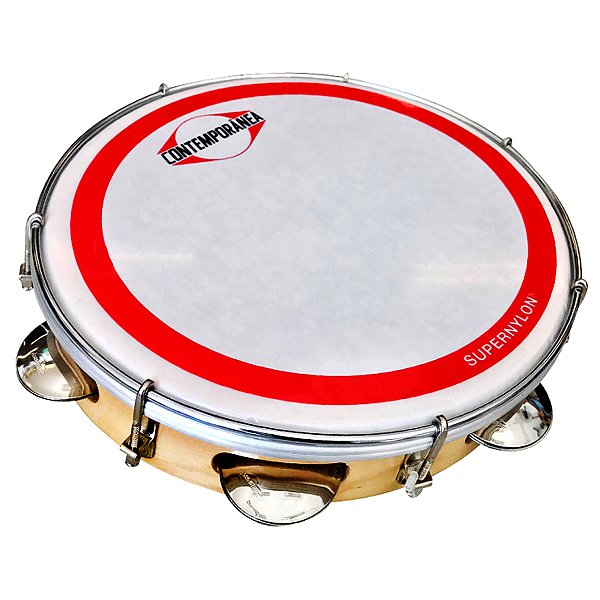 Pandeiro Contemporânea 20CTSSN Madeira 10" Super Nylon