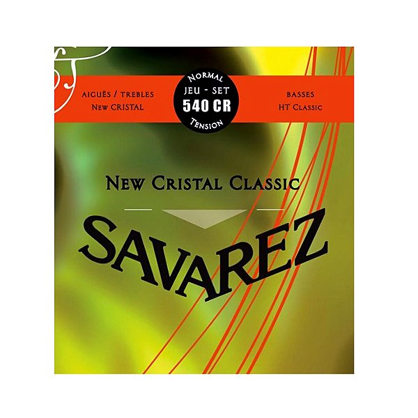 Encordoamento Savarez 540CR New Cristal Classic Tensão Média