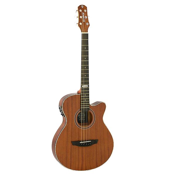 Violão Flat Strinberg SF200C MGS Mahogany Satin Aço eletrico