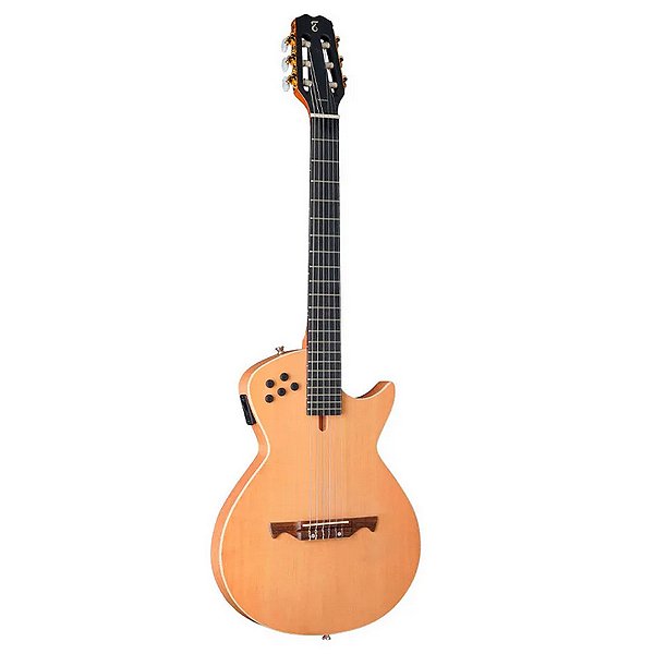 Violão Elétrico Tagima Modena NYNAS Nylon Natural Satin Cutaway