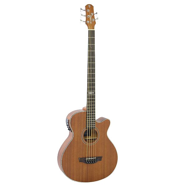 Baixolão Eletroacústico Strinberg Sb250c 5 Cordas Mahogany Com Afinador