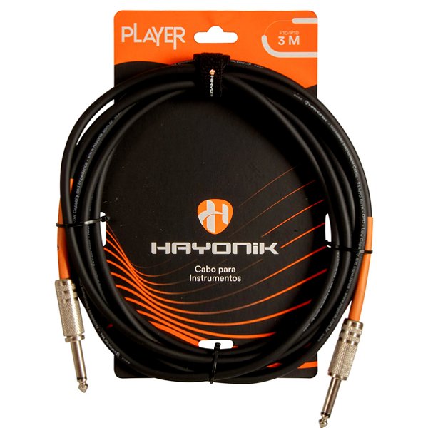 Cabo Hayonik Player Preto P10-P10 de 03 metros