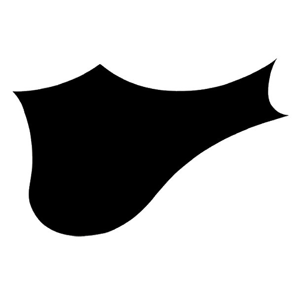 Protetor de Tampo Escudo p/ Violao Preto A025j