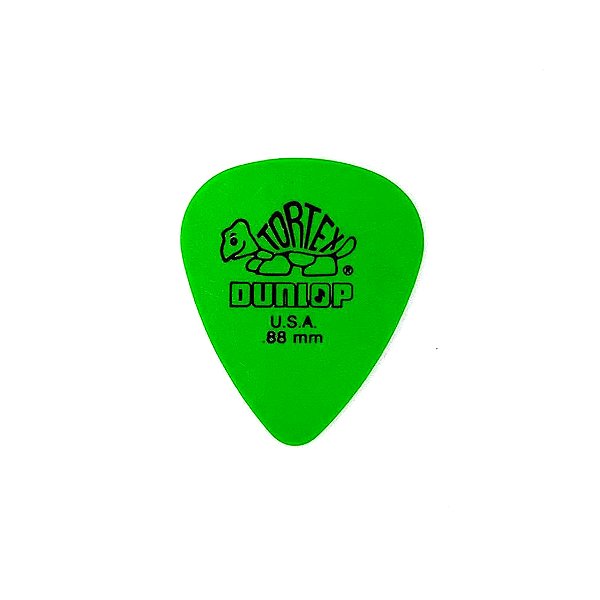Palheta Dunlop Tortex 0,88mm Verde