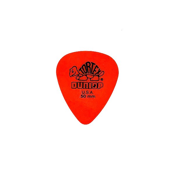 Palheta Dunlop Tortex 0.50mm Vermelho