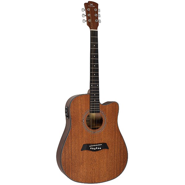 Violão Elétrico Aço Michael Folk VMF400 SA