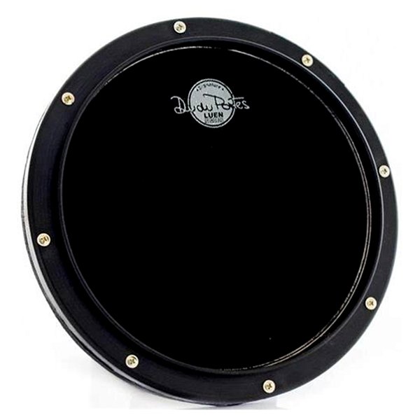 Pad de Estudo Luen Dudu Portes Silent Practice Pad 08" com Borda Alta para Rim Shot