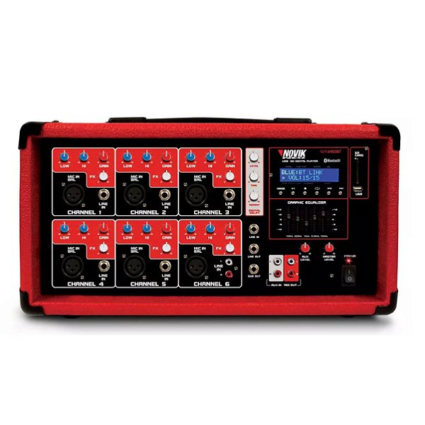Cabeçote Novik 06 Canais NVK-6400BT