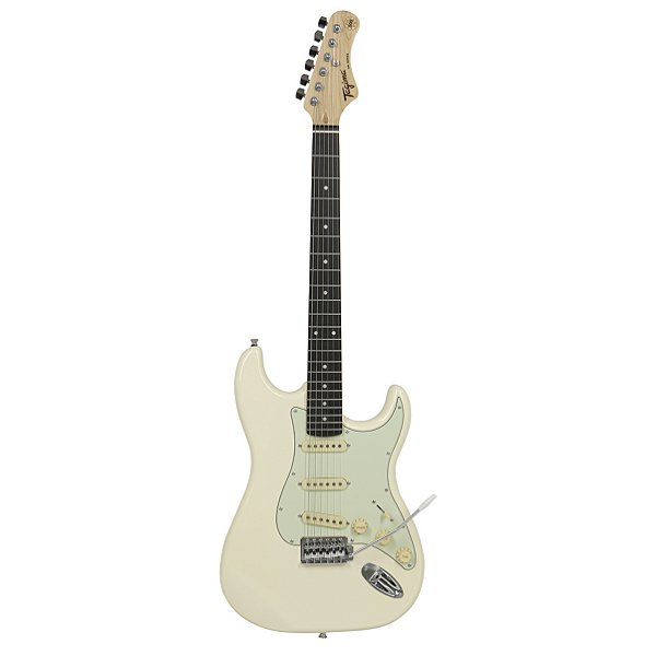 Guitarra Elétrica Tagima Stratocaster Tw Séries TG500 Creme 6 Cordas