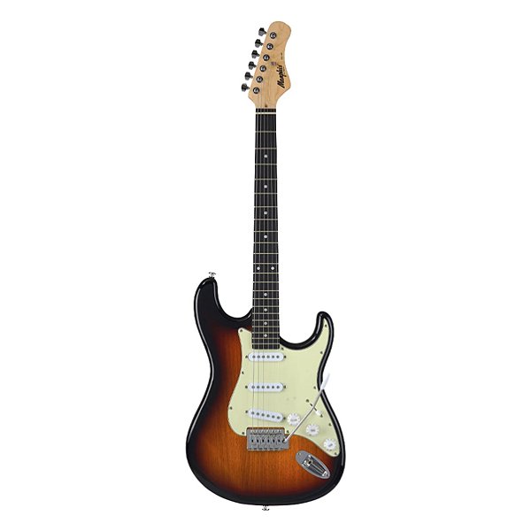 Guitarra Memphis Tagima Strato MG 30 SB Sunburst Escala Escura Escudo AWH
