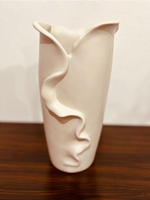 Vaso Movimento Off White - Grande