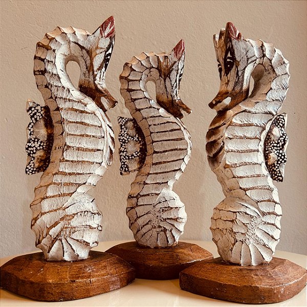 Trio de Cavalo Marinho Decorativo.