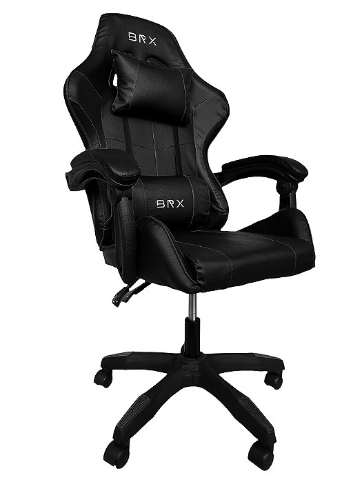 Cadeira BRX Gamer Impact - Preto