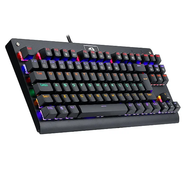 Teclado Mecânico Gamer Redragon Dark Avenger, Rainbow, Switch Outemu Brown, ABNT2 - K568R